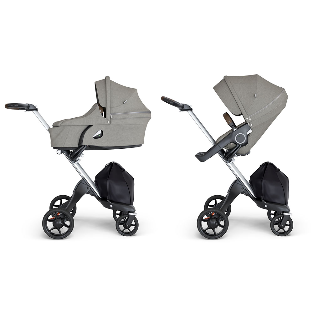 Коляска 2 в 1 Stokke Xplory V6 Silver/Brown