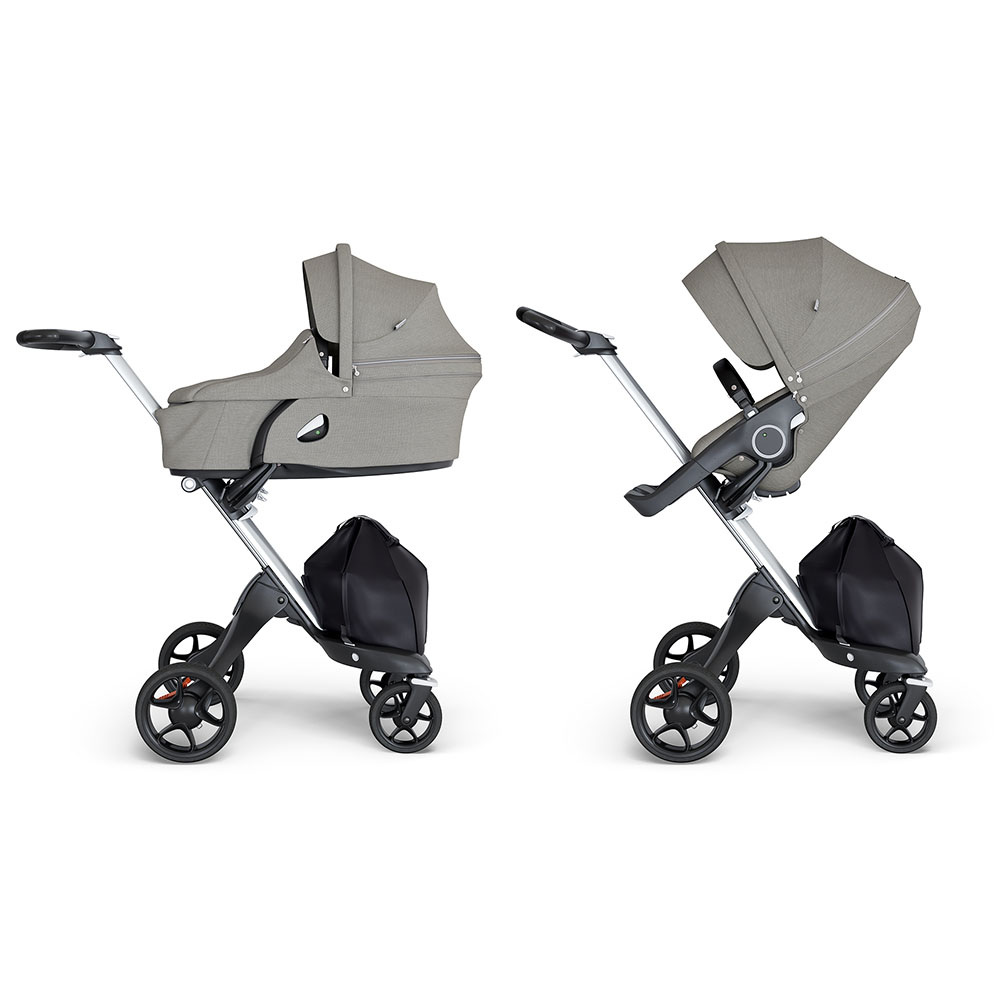 Коляска 2 в 1 Stokke Xplory V6 Silver/Black