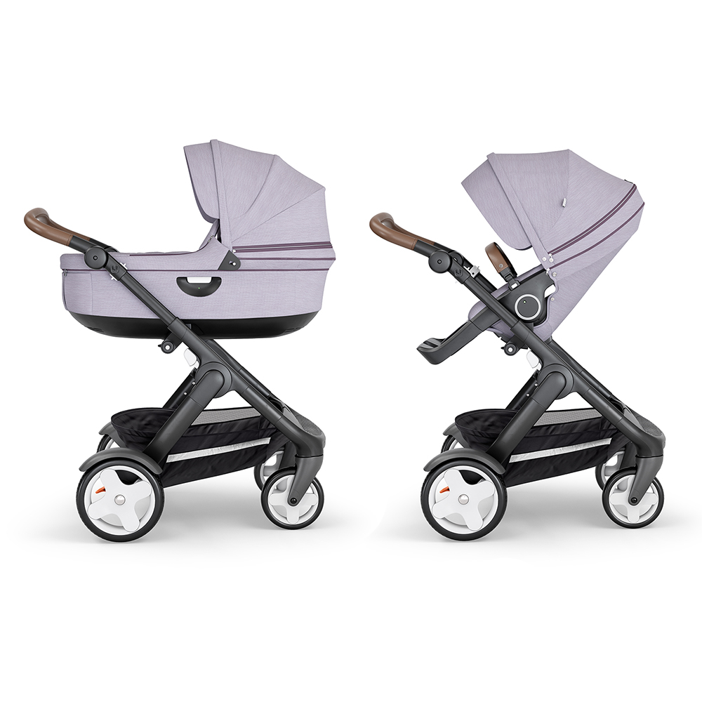 Коляска 2 в 1 Stokke Trailz Classic Black/Brown