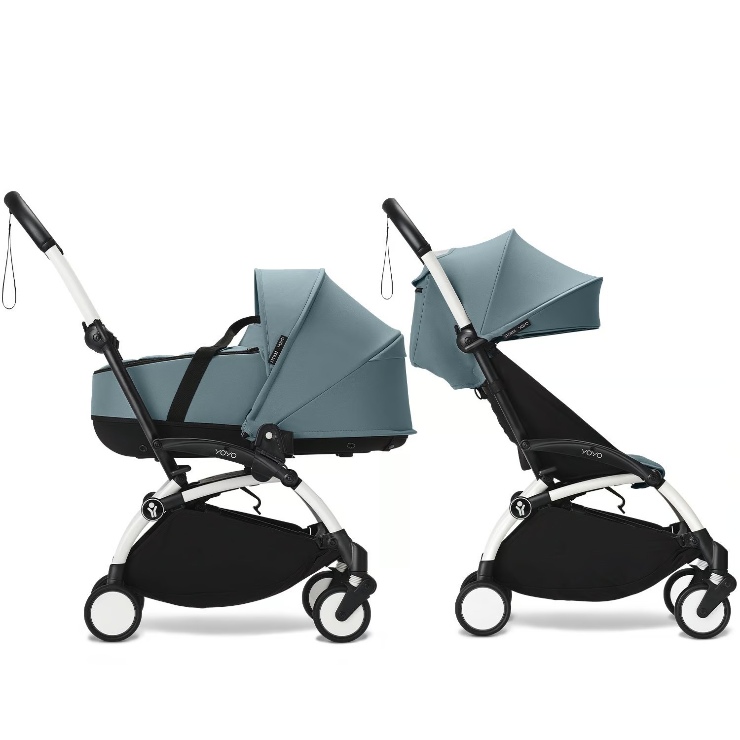 Коляска 2 в 1 Stokke YOYO³ Newborn Shell White