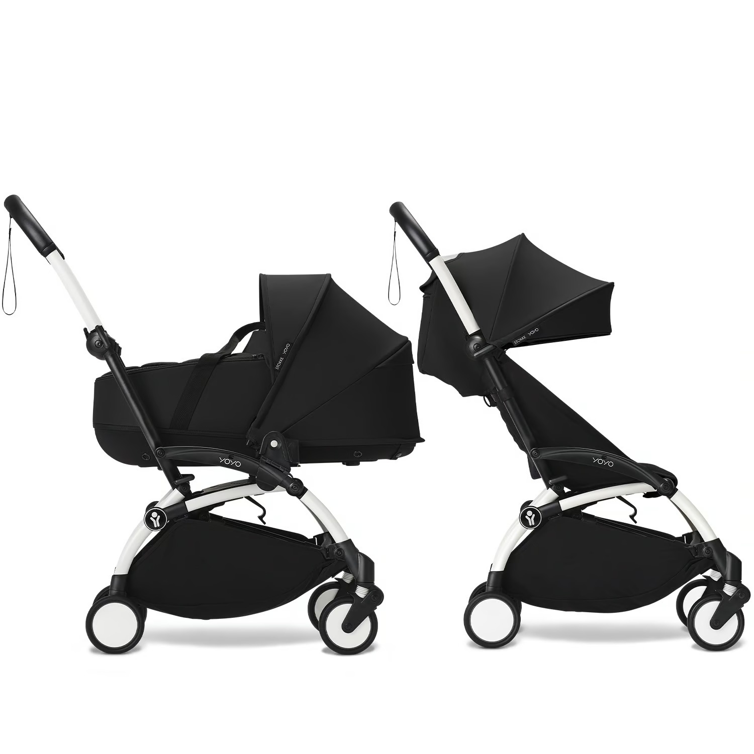 Коляска 2 в 1 Stokke YOYO³ Newborn Shell White