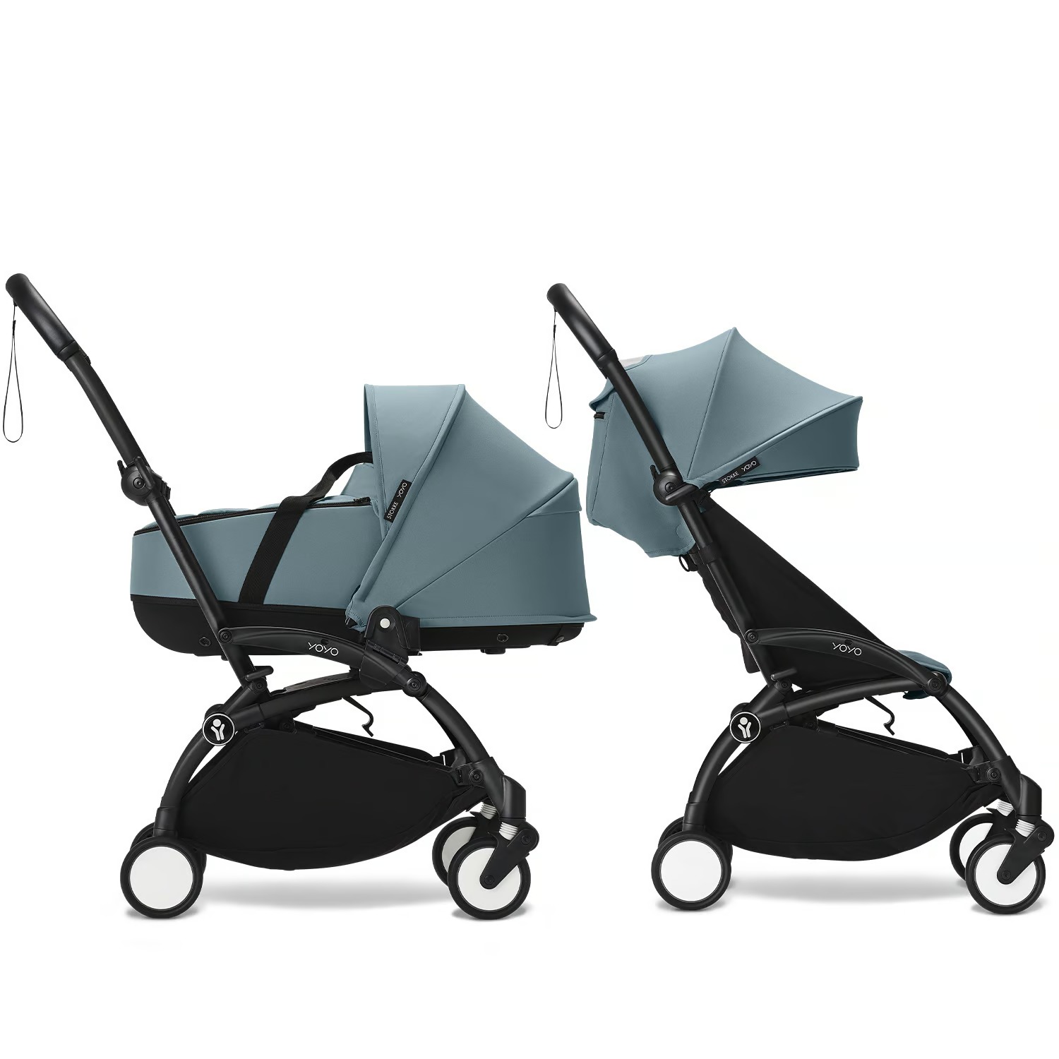 Коляска 2 в 1 Stokke YOYO³ Newborn Shell Black