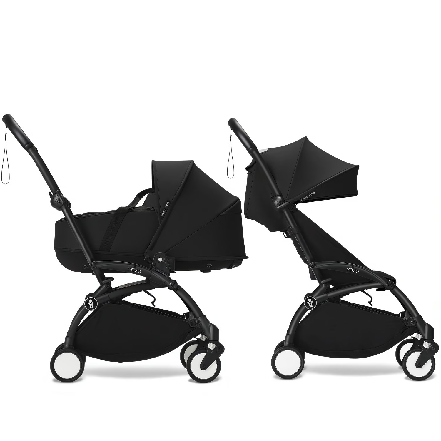 Коляска 2 в 1 Stokke YOYO³ Newborn Shell Black