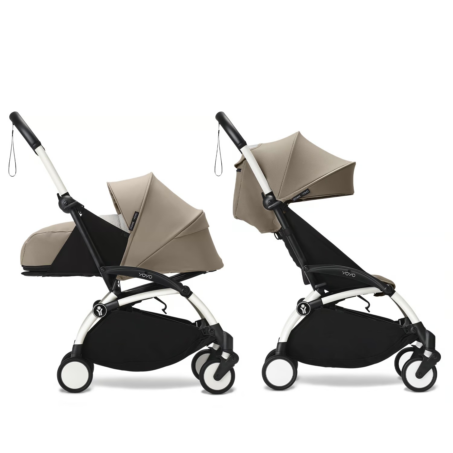 Коляска 2 в 1 Stokke YOYO³ 0+ White